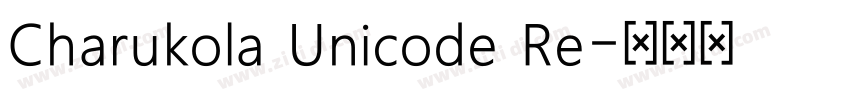 Charukola Unicode Re字体转换
